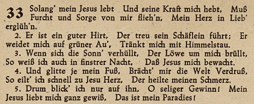 Solang' mein Jesus lebt