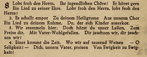 Lobt froh den Herrn